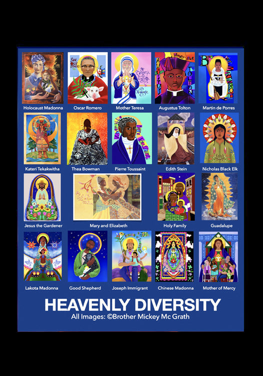 Heavenly Diversity - Holy Card