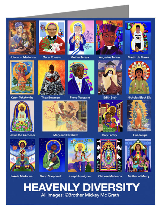 Heavenly Diversity - Custom Text Note Card 