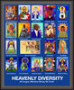 Wall Frame Espresso - Heavenly Diversity by M. McGrath
