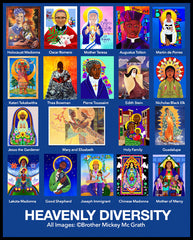 Wood Plaque - Heavenly Diversity by M. McGrath