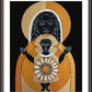 Wall Frame Espresso, Matted - Mary, Gate of Heaven by M. McGrath