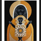 Wall Frame Black, Matted - Mary, Gate of Heaven by M. McGrath