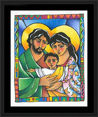 Wall Frame Black - Holy Family by M. McGrath