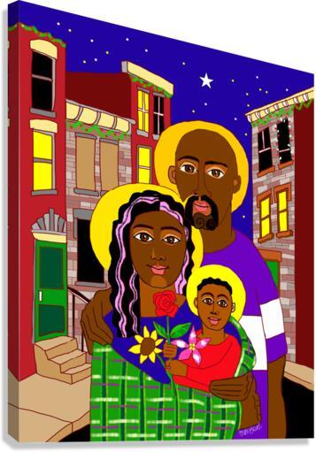 Canvas Print - Holy Family in Baltimore by M. McGrath