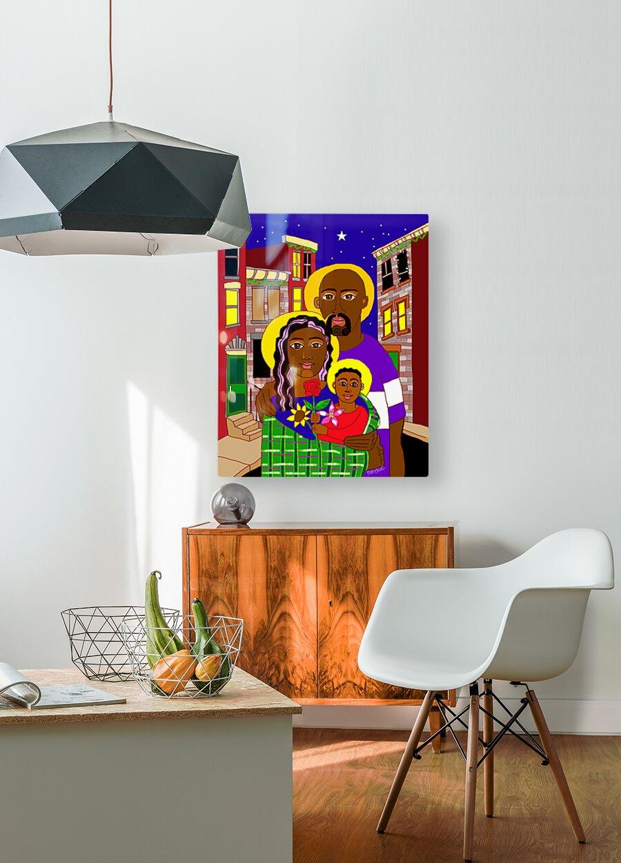 Metal Print - Holy Family in Baltimore by Br. Mickey McGrath, OSFS - Trinity Stores