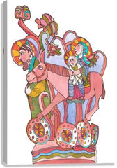 Canvas Print - Holy Family, A Pilgrim by M. McGrath