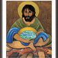 Wall Frame Espresso, Matted - High Priest by M. McGrath