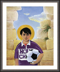 Wall Frame Espresso - Holy Child by M. McGrath