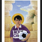 Wall Frame Black, Matted - Holy Child by Br. Mickey McGrath, OSFS - Trinity Stores
