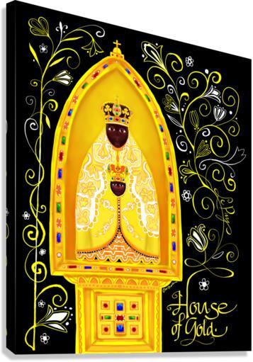 Canvas Print - Mary, House of Black by Br. Mickey McGrath, OSFS - Trinity Stores