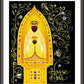 Wall Frame Espresso, Matted - Mary, House of Black by Br. Mickey McGrath, OSFS - Trinity Stores