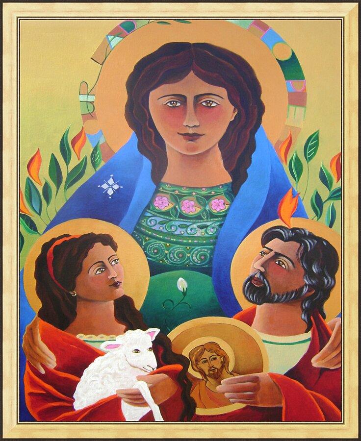 Wall Frame Gold - Our Lady of Hope by Br. Mickey McGrath, OSFS - Trinity Stores
