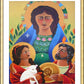 Wall Frame Gold, Matted - Our Lady of Hope by Br. Mickey McGrath, OSFS - Trinity Stores