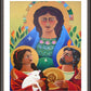 Wall Frame Espresso, Matted - Our Lady of Hope by Br. Mickey McGrath, OSFS - Trinity Stores