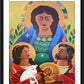 Wall Frame Black, Matted - Our Lady of Hope by M. McGrath