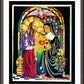 Wall Frame Espresso, Matted - One Heart, One Soul by M. McGrath