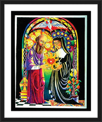 Wall Frame Black - One Heart, One Soul by M. McGrath