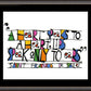 Wall Frame Espresso, Matted - Heart Speaks To Heart by Br. Mickey McGrath, OSFS - Trinity Stores