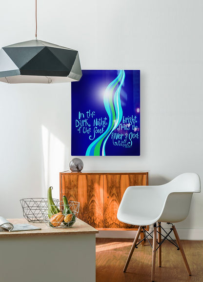 In the Dark Night - Metal Print