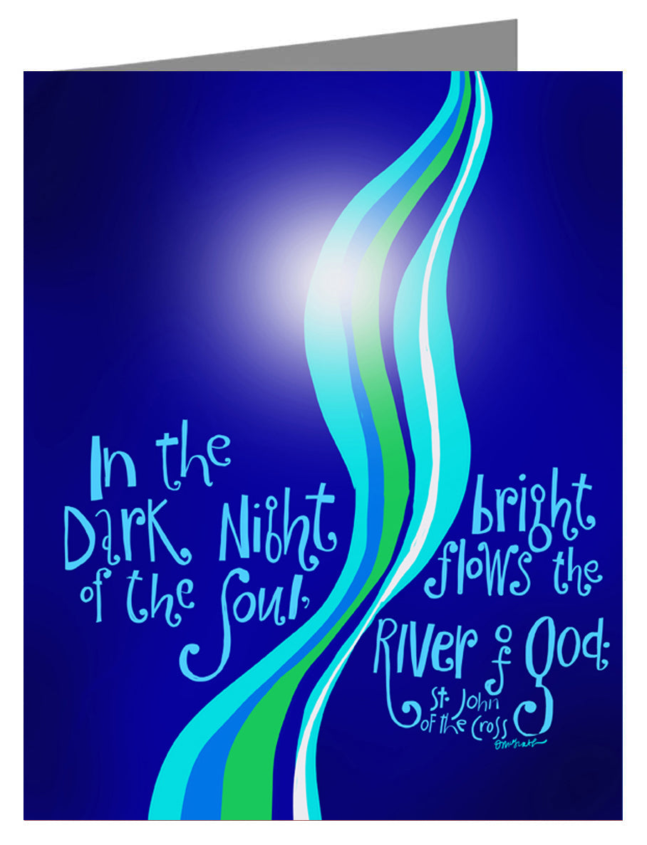 In the Dark Night - Note Card 