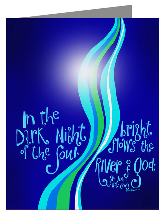 In the Dark Night - Note Card 