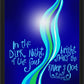 Wall Frame Black - In the Dark Night by M. McGrath