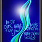 Wall Frame Espresso - In the Dark Night by M. McGrath
