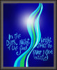 Wall Frame Espresso - In the Dark Night by M. McGrath