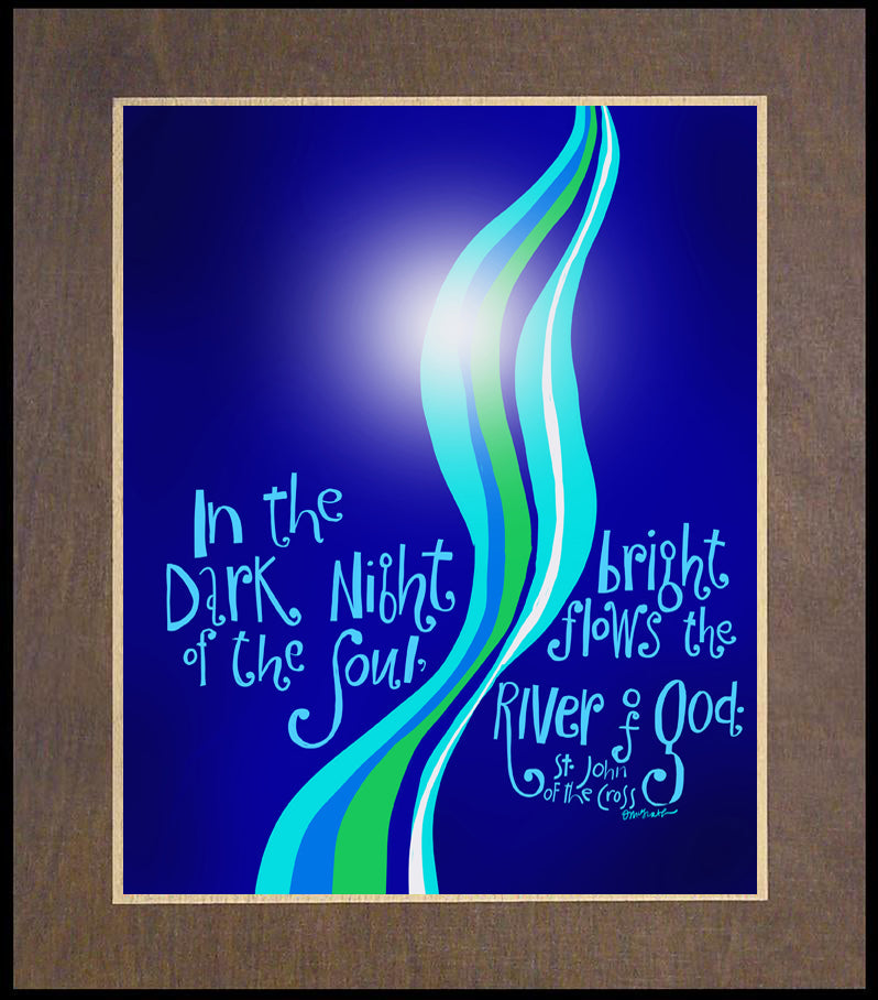 In the Dark Night - Wood Plaque Premium