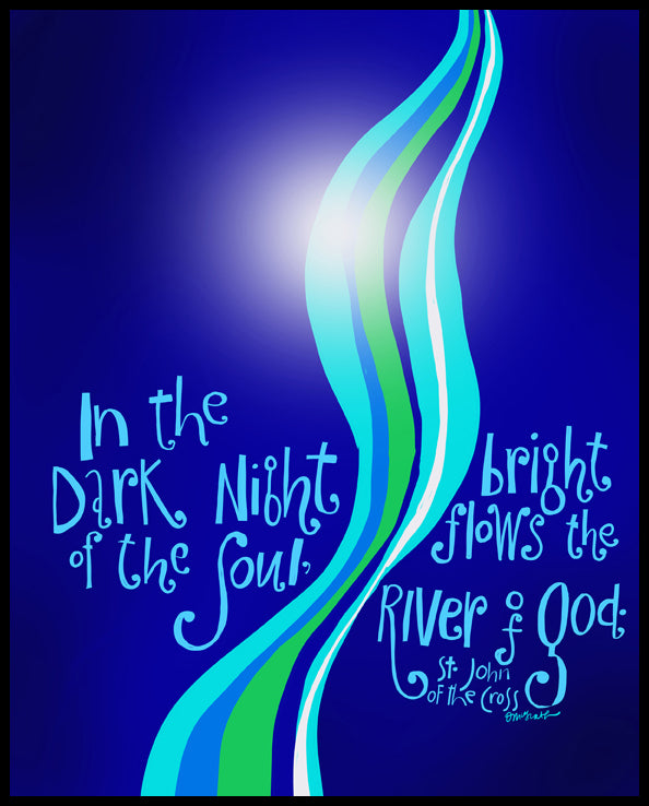 In the Dark Night - Wood Plaque