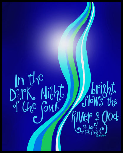 In the Dark Night - Wood Plaque