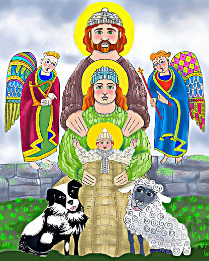 Acrylic Print - Irish Holy Family by Br. Mickey McGrath, OSFS - Trinity Stores