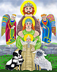 Metal Print - Irish Holy Family by M. McGrath