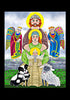 Irish Holy Family - Holy Card by Br. Mickey McGrath, OSFS - Trinity Stores 