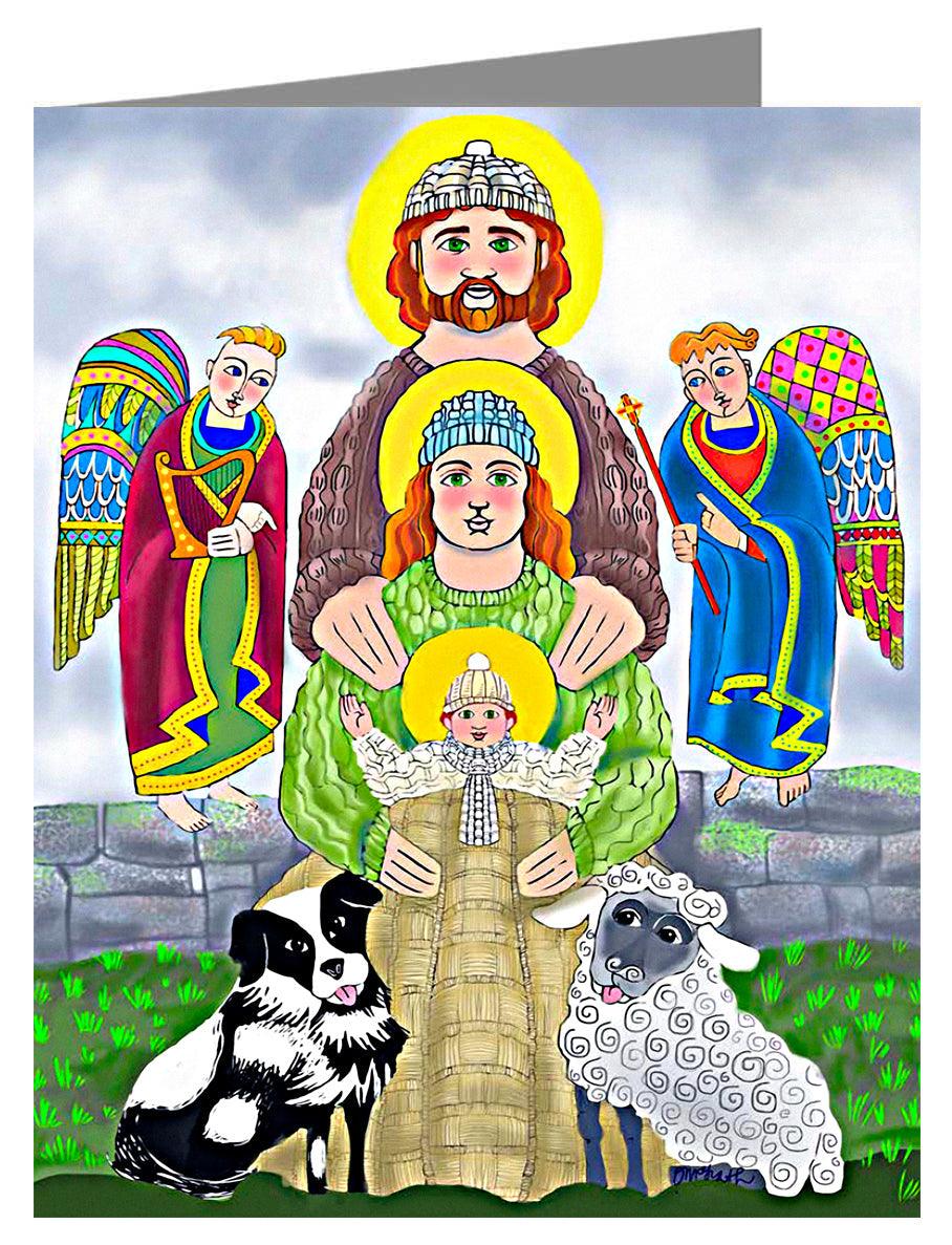 Irish Holy Family - Note Card by Br. Mickey McGrath, OSFS - Trinity Stores 