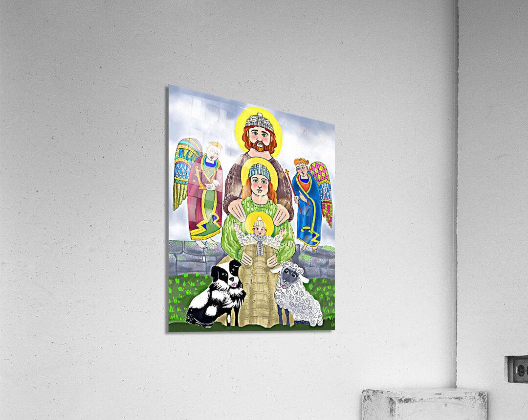 Acrylic Print - Irish Holy Family by Br. Mickey McGrath, OSFS - Trinity Stores