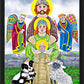 Wall Frame Black - Irish Holy Family by Br. Mickey McGrath, OSFS - Trinity Stores