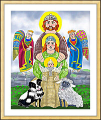 Wall Frame Gold - Irish Holy Family by M. McGrath