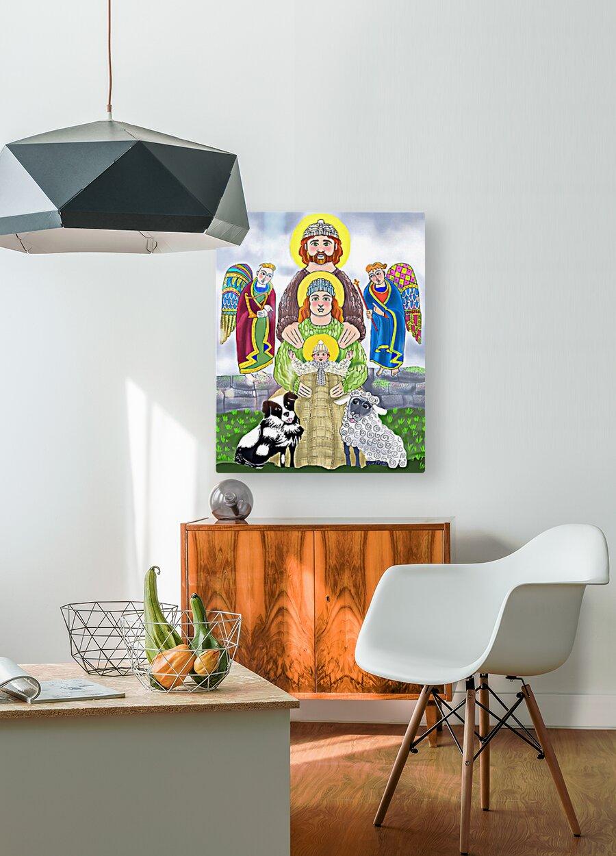 Metal Print - Irish Holy Family by Br. Mickey McGrath, OSFS - Trinity Stores