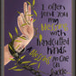 Wall Frame Espresso - I Often Send You My Blessing by M. McGrath