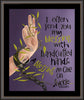Wall Frame Espresso - I Often Send You My Blessing by M. McGrath