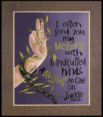 Wood Plaque Premium - I Often Send You My Blessing by M. McGrath