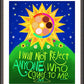 Wall Frame Espresso, Matted - I Will Not Reject Anyone by M. McGrath