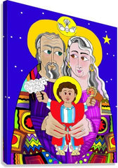 Canvas Print - Sts. Ann and Joachim, Grandparents with Jesus by M. McGrath