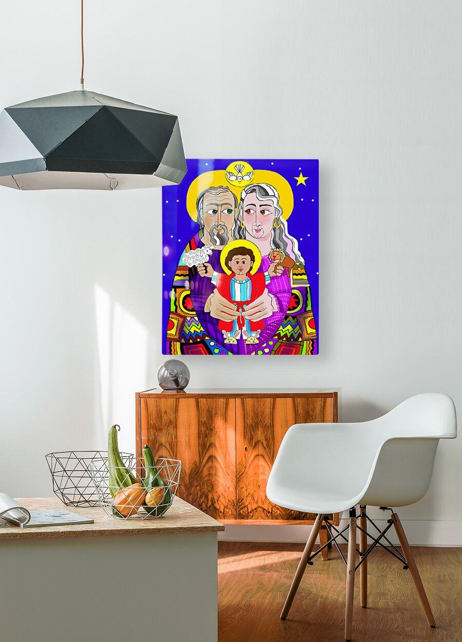 Acrylic Print - Sts. Ann and Joachim, Grandparents with Jesus by Br. Mickey McGrath, OSFS - Trinity Stores