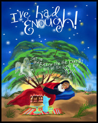 Wood Plaque - St. Elijah - I've Had Enough! by M. McGrath