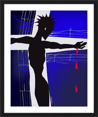 Wall Frame Black - Jazz is Love by M. McGrath