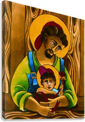 Canvas Print - St. Joseph and Son by M. McGrath