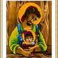 Wall Frame Gold, Matted - St. Joseph and Son by M. McGrath