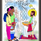 Wall Frame Espresso - Jesus at the Border by Br. Mickey McGrath, OSFS - Trinity Stores